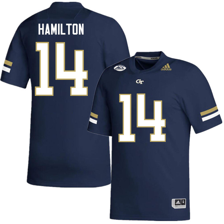 Joe Hamilton Georgia Tech Jerseys,Georgia Tech Yellow Jackets College Football Uniforms-Navy